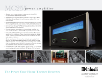 McIntosh MC255 - Brochure 